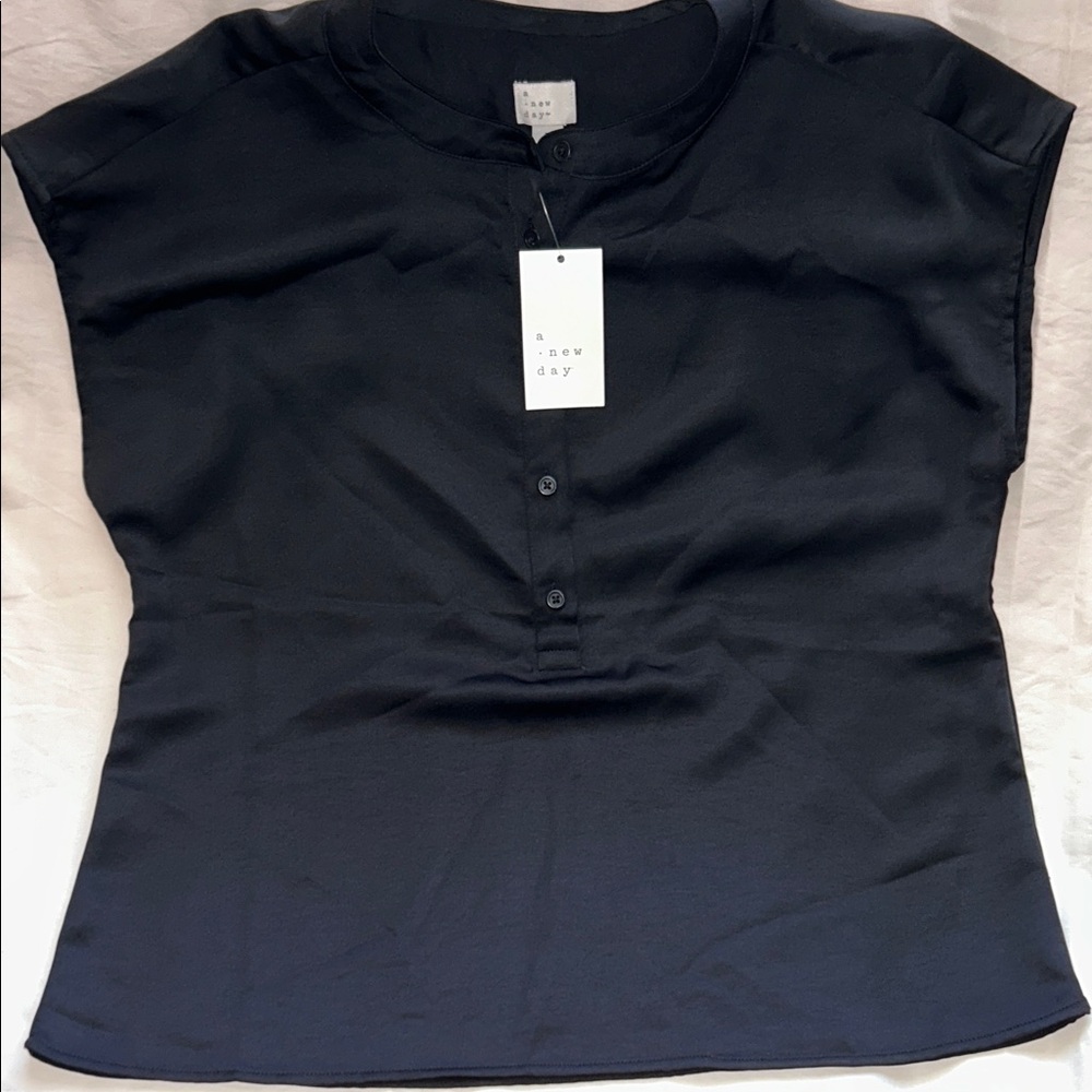 A New Day Women's Black Blouse